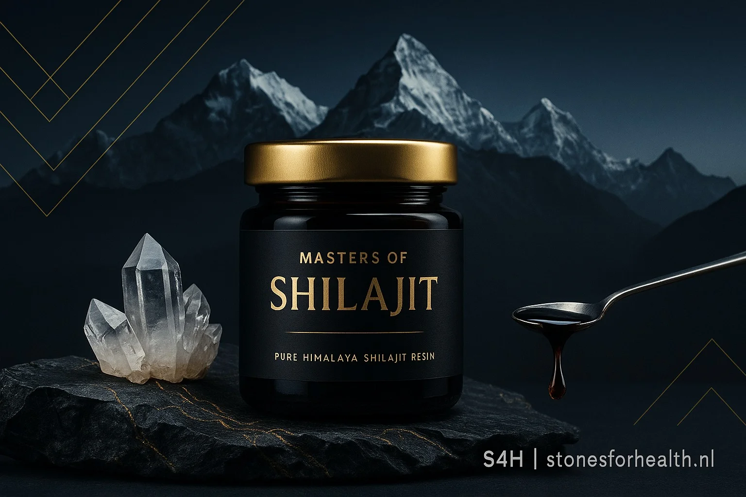 Masters of Shilajit - pure Himalaya Shilajit hars, zwart goud uit de bergen
